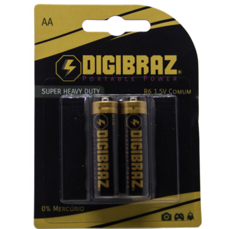 Digibraz - A diferença entre as pilhas AA e AAA é o tamanho! ⠀ ⠀ A pilha AA  ou 2A é a mais comum, usada em brinquedos, lanternas, relógios de parede,  equipamentos